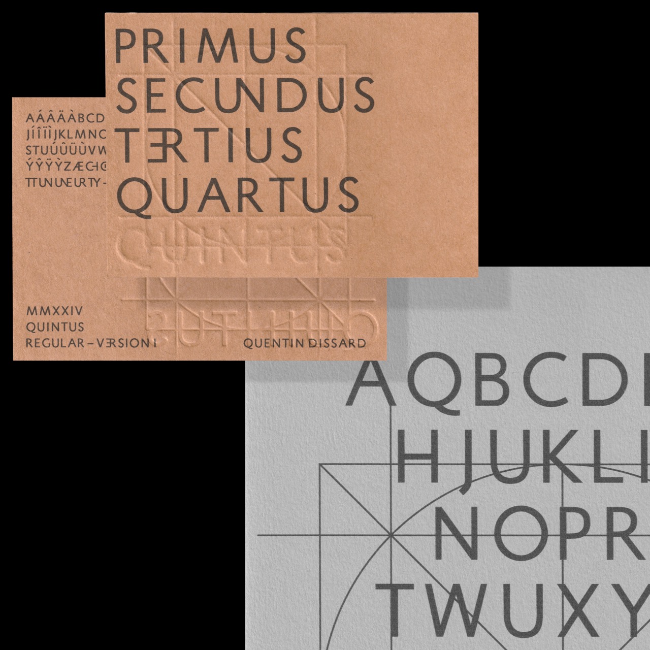 Quentin DISSARD – Type design