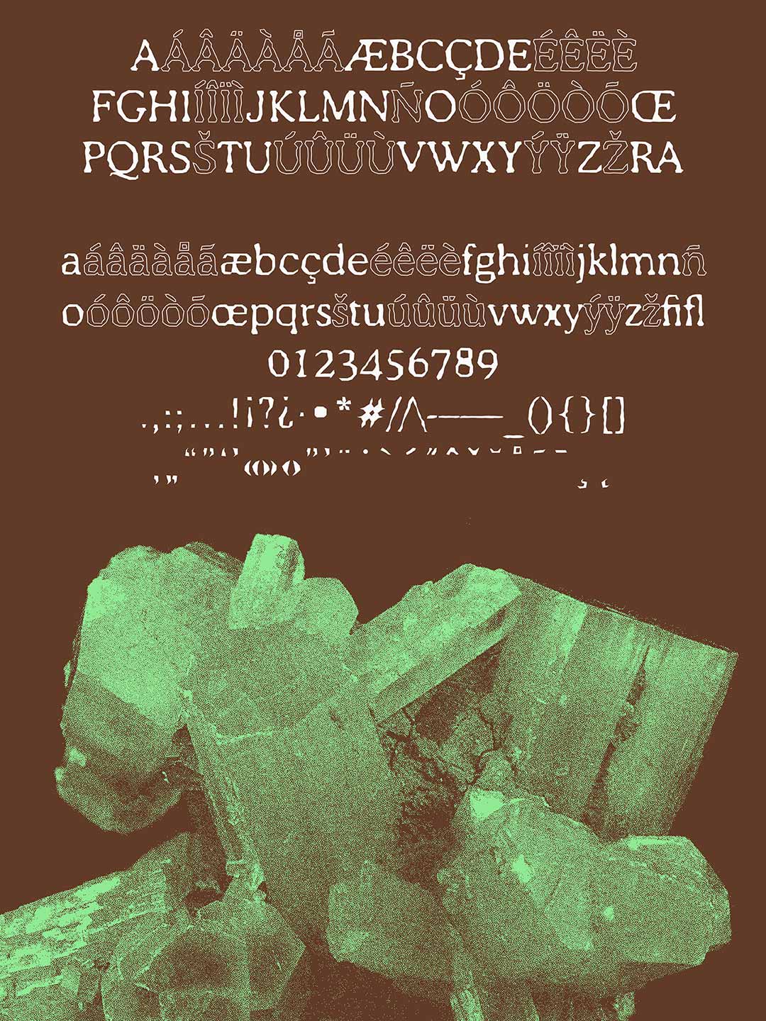 Quentin DISSARD – Typeface Mineralith